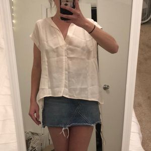 Madewell side tie top